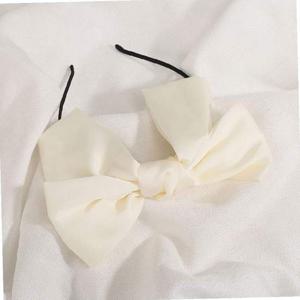 (엔젤슈슈) 새틴 왕 리본 헤어밴드 예쁜 머리띠