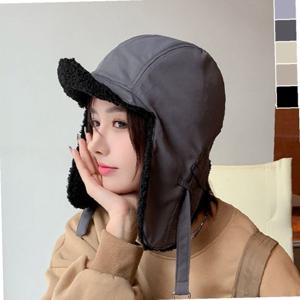 뽀글이 귀달이 방한모 1P 겨울 보온 패션 귀덮개 모자
