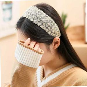(엔젤슈슈) 오리엔탈 레이스 헤어밴드 시스루 머리띠