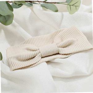 (엔젤슈슈) 리본 골지 터번 헤어밴드 와이드 머리띠