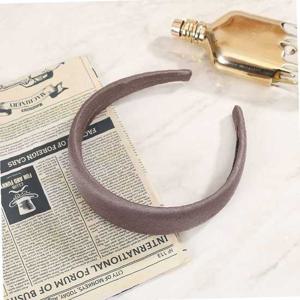 (엔젤슈슈) 새틴 펄 볼륨 헤어밴드 코코아 머리띠