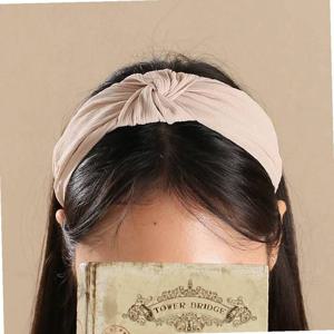 (엔젤슈슈) 골지 꼬임 헤어밴드 리본 포인트 머리띠