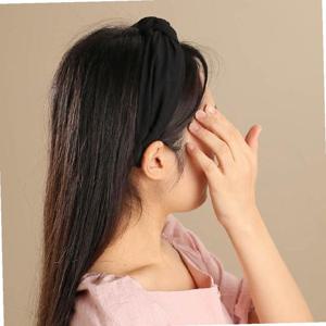 (엔젤슈슈) 골지 꼬임 헤어밴드 블랙 머리띠