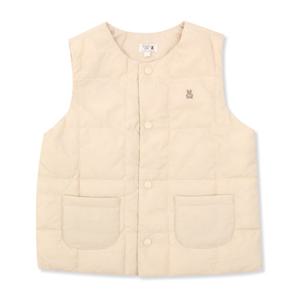 [오가닉맘]크림웰론퀼팅조끼 - MIZTVE02