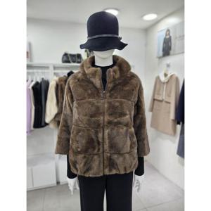 미센스 세이브존04 미센스 인조 밍크 퍼 쟈켓 MB4ZFUM5517Z