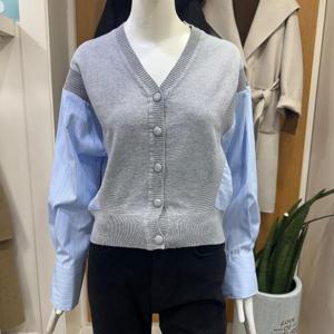 클리지 DP01 브이넥 니트 셔츠 가디건 CQ2WKC01