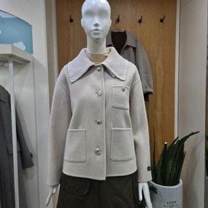 클리지 DP01 디태처블니트카라버튼업울재컷 CQ1WJK06