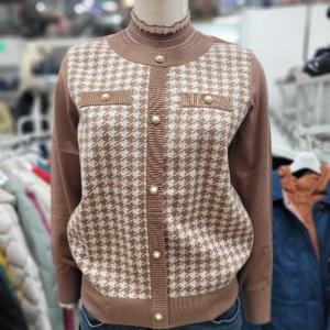 크로커다일레이디 DP01 체크배색스웨트 CLEWSW108