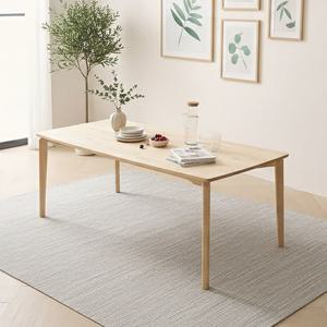 트리플 엠유 원목 6인용 낮은 테이블 (의자미포함)