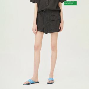 베네통 해지 스커트 데님 팬츠 BADP91431