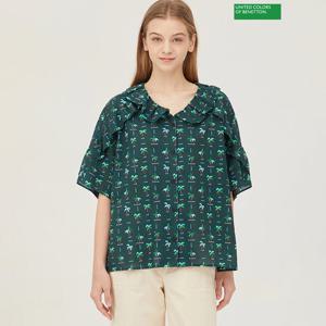 베네통 알로하 블라우스 BABL66431