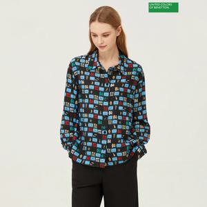 베네통 비타원도우 블라우스 BABL09411