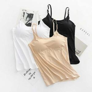 무봉재 캡 나시 MFNC230007 레이어드 민소매 면티 끈