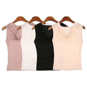 셔링 드레이프 민소매 티셔츠 SH-500237