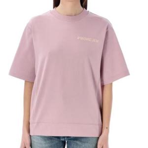 몽클레어 로고 반팔 티셔츠 8C0000283927523 PINK