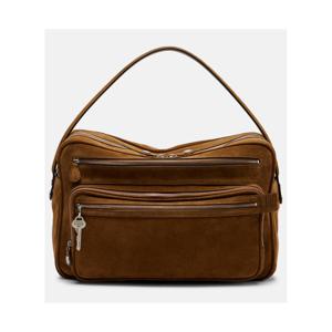 아크네 Camero Camera 라지 스웨이드 숄더 백 P01136695