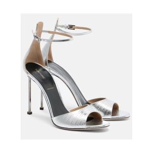 톰포드 Spire 메탈릭 레더 샌들 P01136019