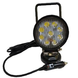 차량용 방수 LED 써치라이트 시거잭 전원 (27W) GWM