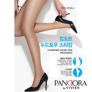 [판도라by비비안]20D 컴포트 누드토우 스타킹1매(PH3514)