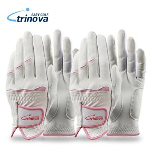 [트리노바반양피 골프장갑 여성용(양손) 2세트_T3711L