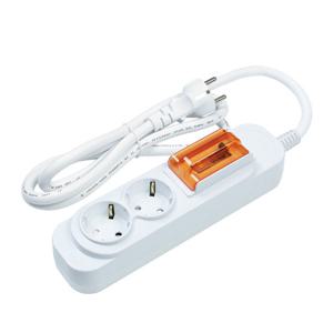 국산 고용량 과부하 누전차단 전기요금 절약 에어컨 멀티탭 2구 1.5M