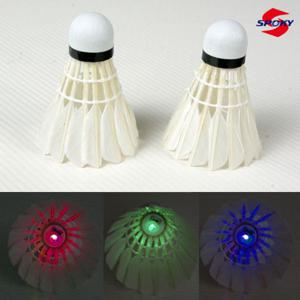 스포키 발광 셔틀콕 2개입 1세트_야광셔틀콕 라이트콕