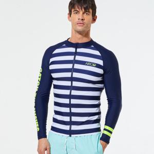 [아르고]남성 집업래쉬가드 NEW STRIPE(NA)