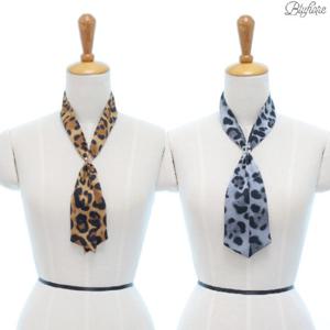 [블루피오레] 레오파드 트윌리 스카프 AF3522