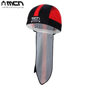 MCN/엠씨엔 테리 레드 자전거두건 자전거모자 헬멧속모자