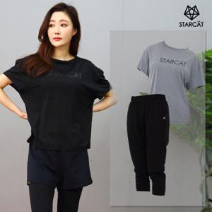 빅사이즈로고티 요가복세트 필라테스복세트 TS33WPS80WW5