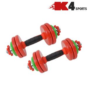 K4스포츠아몸디 K4-58 컬러아령 실리콘덤벨 15kg 무게조절 덤벨
