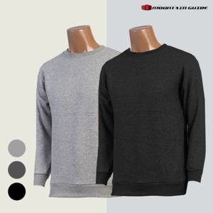 [마운틴가이드]가을,겨울 등산복/기모맨투맨무지티 PCM-R93-3002