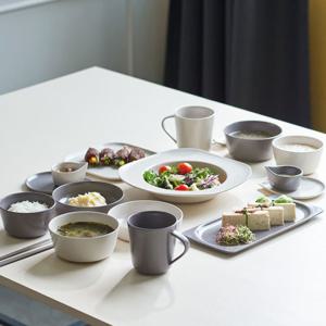 라씨에뜨 온반 2인 홈세트 15p 잿빛,모래빛/식기세트/신혼세트