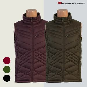 [마운틴가이드]겨울 등산복/웰론 경량 남자패딩조끼 MZM-V93-048