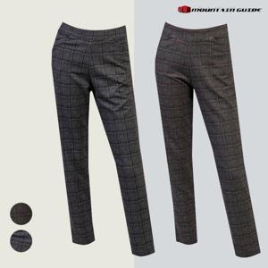 [마운틴가이드]봄,여름 등산복/여성 체크 밴딩바지 PGW-P201-614