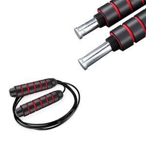 챌린지 베어링 줄넘기 4mm 와이어 + 손잡이 무게추(2개 1세트)