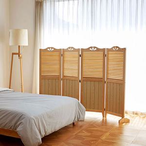 까사라움 하프갤러리 원목 4단 접이식 인테리어 낮은 파티션