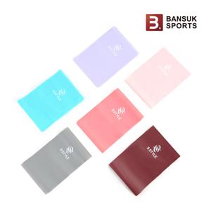 [반석스포츠] 마카롱 라텍스밴드(강/0.7mm) 튜빙 스트레칭 밴드