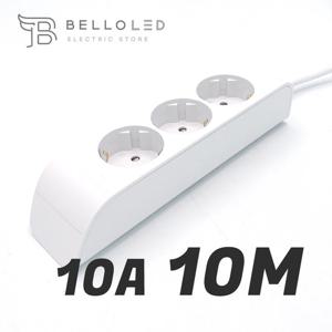 오디세이 멀티탭 디자인멀티탭 접지 3구 10M 10A