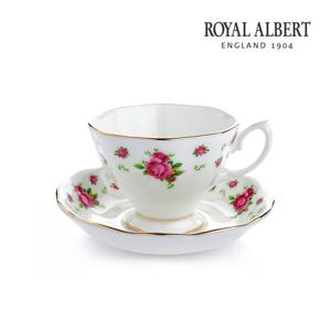 [로얄알버트] 뉴황실장미 커피잔 1인조 (화이트)