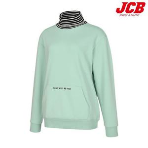 [제이씨비]여아 목폴라 레이어드 기모 맨투맨 (JBK8O742GSQ)