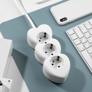 아이정 국산 하트탭 16A 3구 3M 디자인 감성 멀티탭