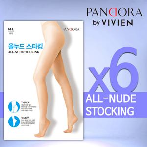판도라by비비안 PH3516 15D 올누드 스타킹 (6매)