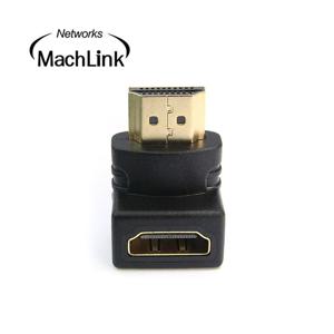 마하링크 HDMI to HDMI F/M 하향 90도 꺽임 연장 젠더 ML-HG01