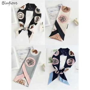 [블루피오레] 코코 트윌리 롱타이 스카프 AF3807