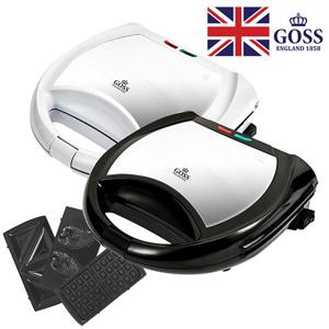 고스 와플메이커 GS-WM560B 블랙 3in1 와플팬 간식 와플 메이커 와플팬 홈베이킹 붕어빵틀 샌드위치 누릉지