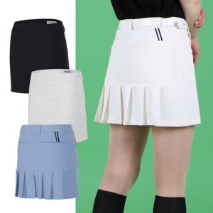화이트베어 어반 PF3 밑 주름 큐롯 여성 골프 스커트 WB002