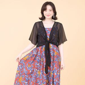 애비뉴투지 엄마옷 여름 샤랄라 쉬폰 볼레로 숏 가디건 J05163