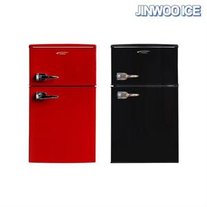 레트로 소형냉장고 원룸 사무실 JWBCD-95R 레드블랙