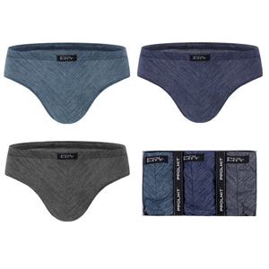 PMP152 폴밋 남성 시그널 텐셀 삼각 팬티 3매입 세트